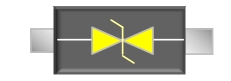 TESDC5V0, Двунаправленная схема защиты от электростатических разрядов